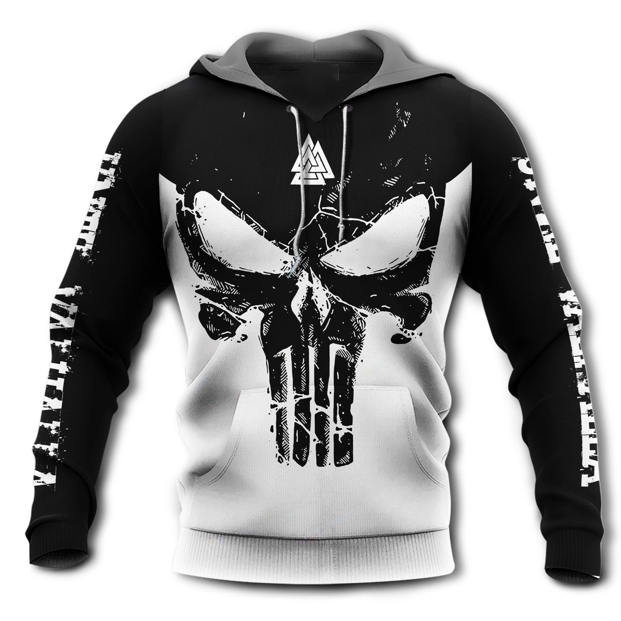Viking Blood With Black And White - Hoodie