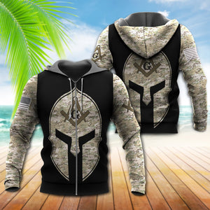 Viking Sign Amazing Black And Camo - Hoodie