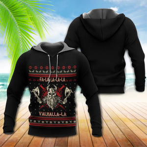 Viking Valhalla Super Man Amazing With Red Style - Hoodie