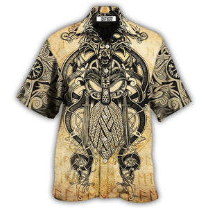 Viking Warrior Blood Pattern Cool Style Hawaiian Shirt