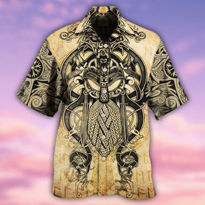 Viking Warrior Blood Pattern Cool Style Hawaiian Shirt