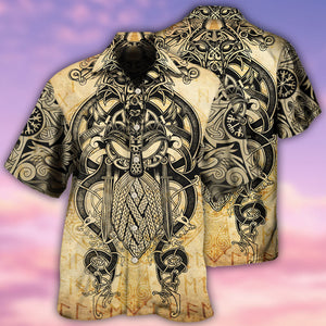 Viking Warrior Blood Pattern Cool Style Hawaiian Shirt