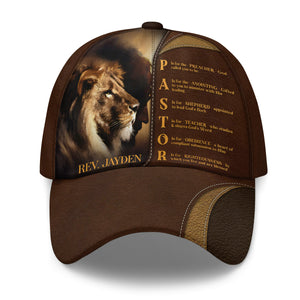 Pastor Preacher Anointing Shepherd Teacher Obedience - Personalized Classic Cap - Gift for Men, Dad, Grandpa, Husband - NH96