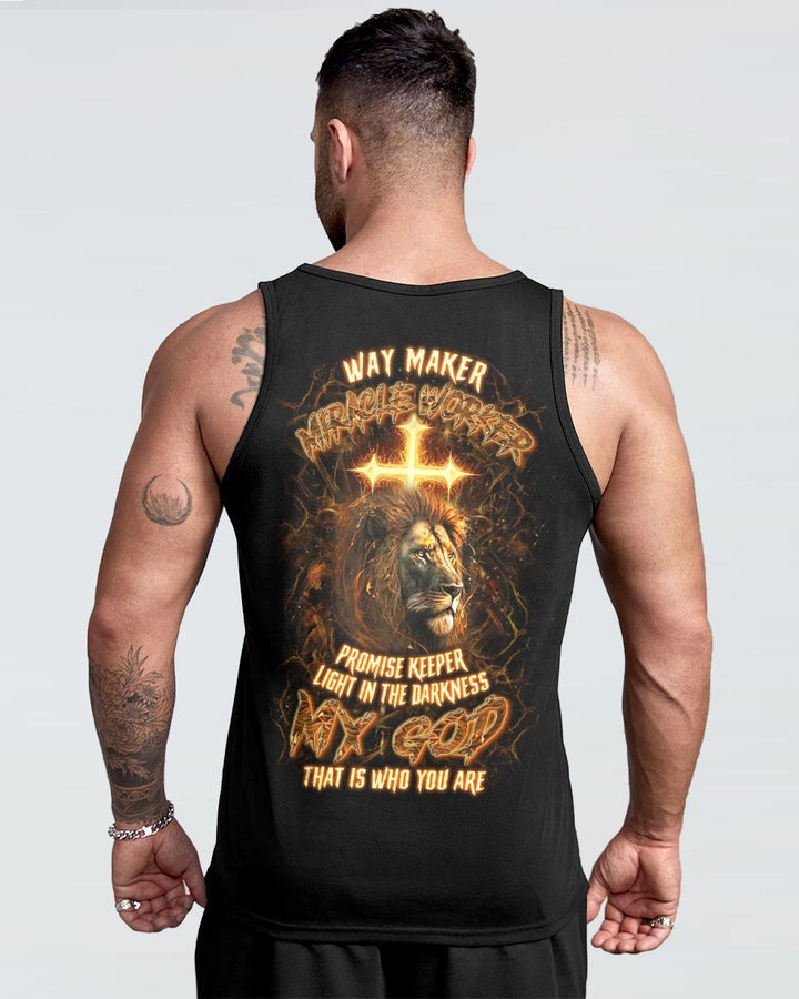 WayMakerMiracleWorkerCrossLion Men_sAllOverPrintShirt_13