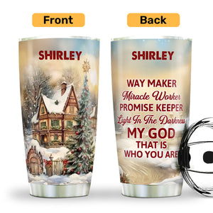 Way Maker Miracle Worker | Personalized Stainless Steel Tumbler