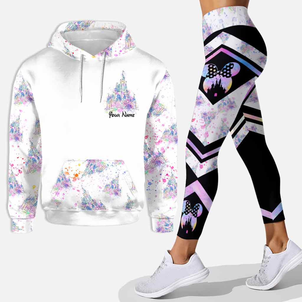 We Are Never Too Old For Magic Castle - Personalized Mouse Hoodie And Leggings - DN100