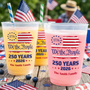 WeThePeople250Years1776 PersonalizedFrostedCups VN030 NAH5888 MKDEF
