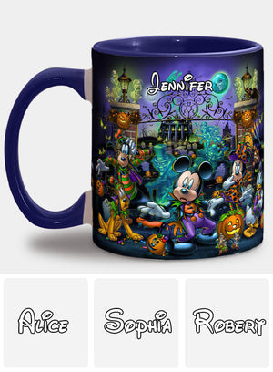 Welcome Foolish Mortals - Personalized Mouse Accent Mug DN100