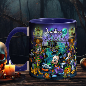 Welcome Foolish Mortals - Personalized Mouse Accent Mug DN100