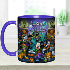 Welcome Foolish Mortals - Personalized Mouse Accent Mug DN100