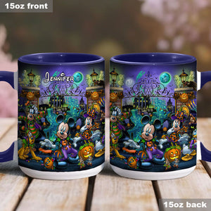 Welcome Foolish Mortals - Personalized Mouse Accent Mug DN100