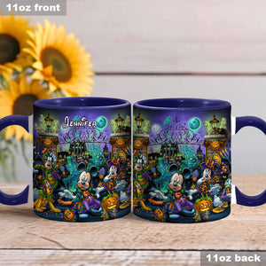 Welcome Foolish Mortals - Personalized Mouse Accent Mug DN100