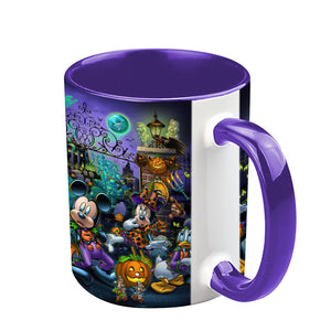 Welcome Foolish Mortals - Personalized Mouse Accent Mug DN100