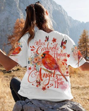 When Cardinals Appear Angels Are Near - Women's All Over Print Shirt - AT4080515