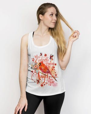 When Cardinals Appear Angels Are Near - Women's All Over Print Shirt - AT4080515