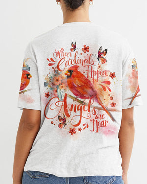 When Cardinals Appear Angels Are Near - Women's All Over Print Shirt - AT4080515