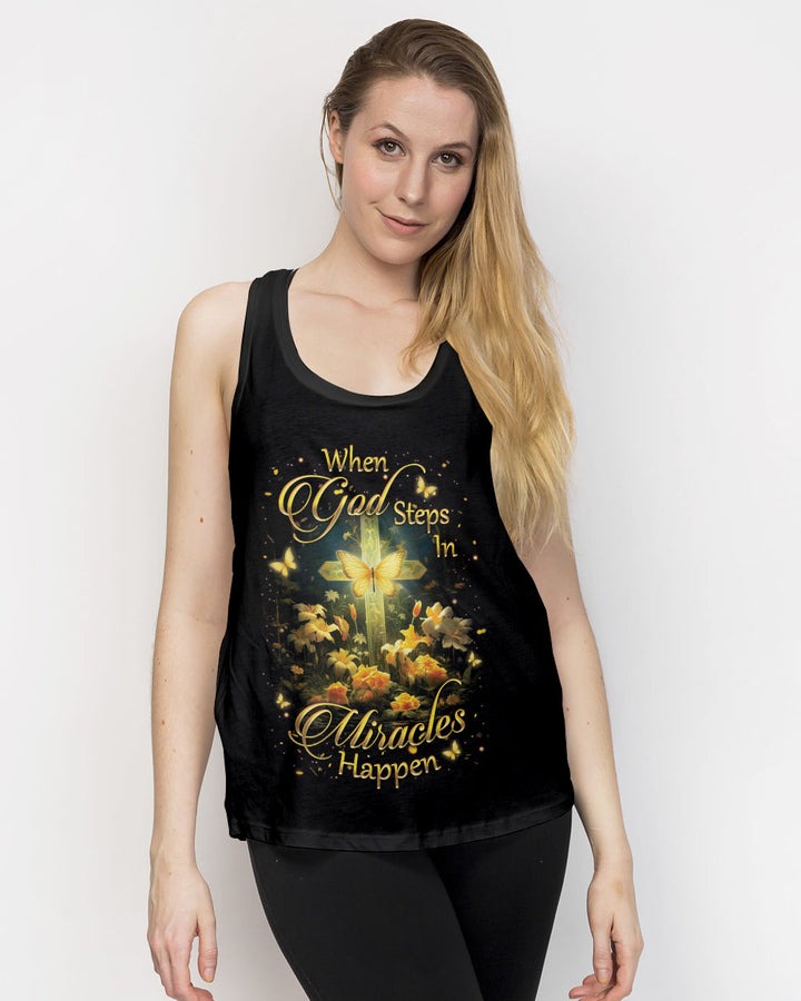 WhenGodStepsInMiraclesHappen Women_sAllOverPrintShirt_13