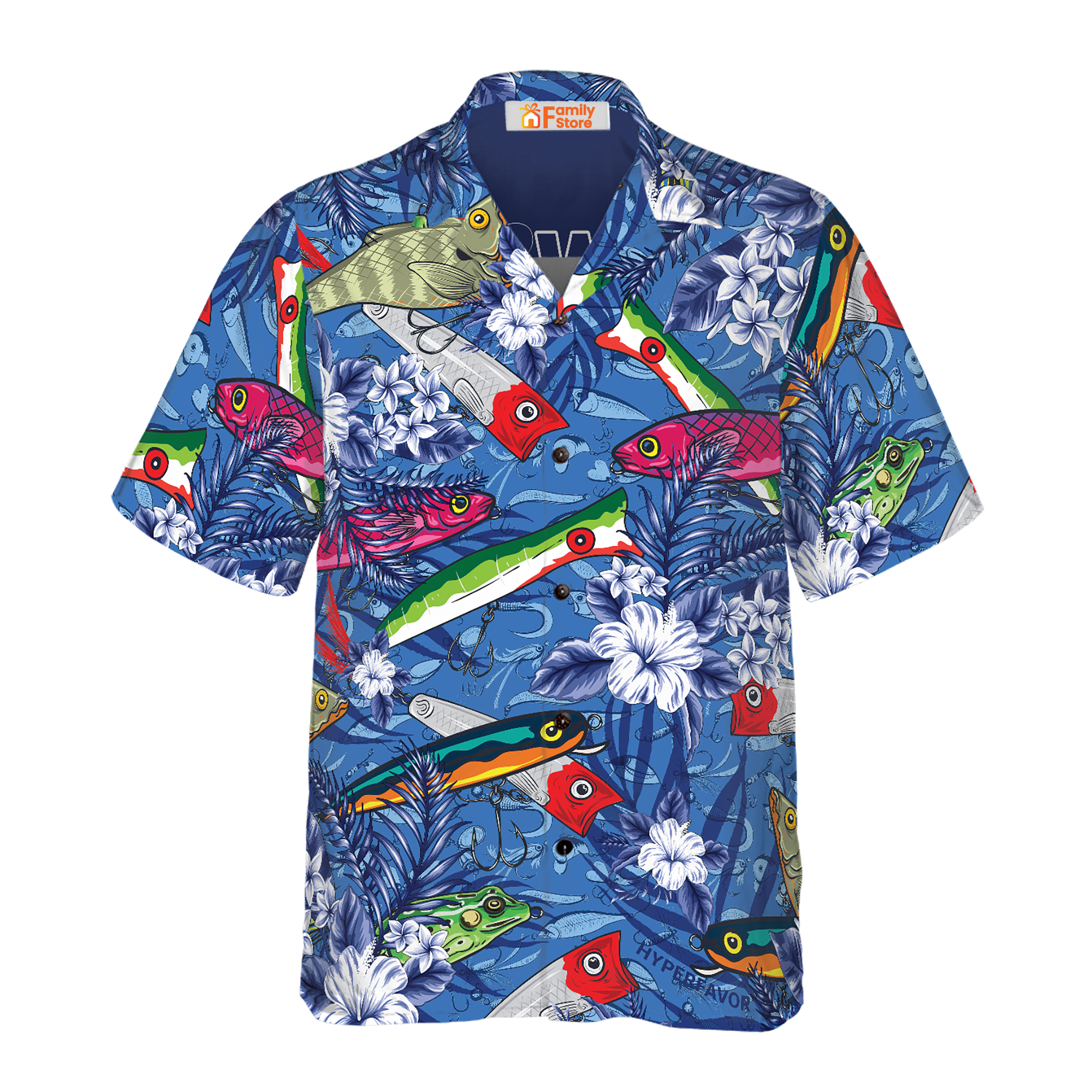 Where The Fish Fishing Hawaiian Shirt