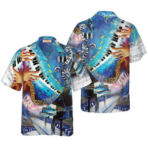 Where Words Fail Piano Speaks Hawaiian Shirt