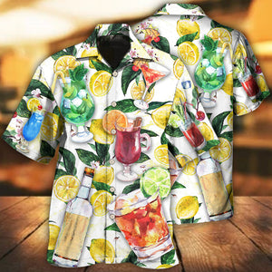 Wine Drinking Vodka Wine Style - Hawaiian Shirt