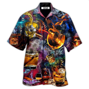 Wine Enjoy Special Drink At Night - Hawaiian Shirt