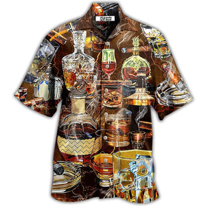 Wine Happiness Is Whisky - Hawaiian Shirt