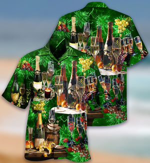 Wine Lover Beautiful Green - Hawaiian Shirt