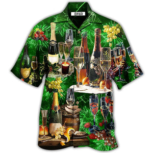 Wine Lover Beautiful Green - Hawaiian Shirt