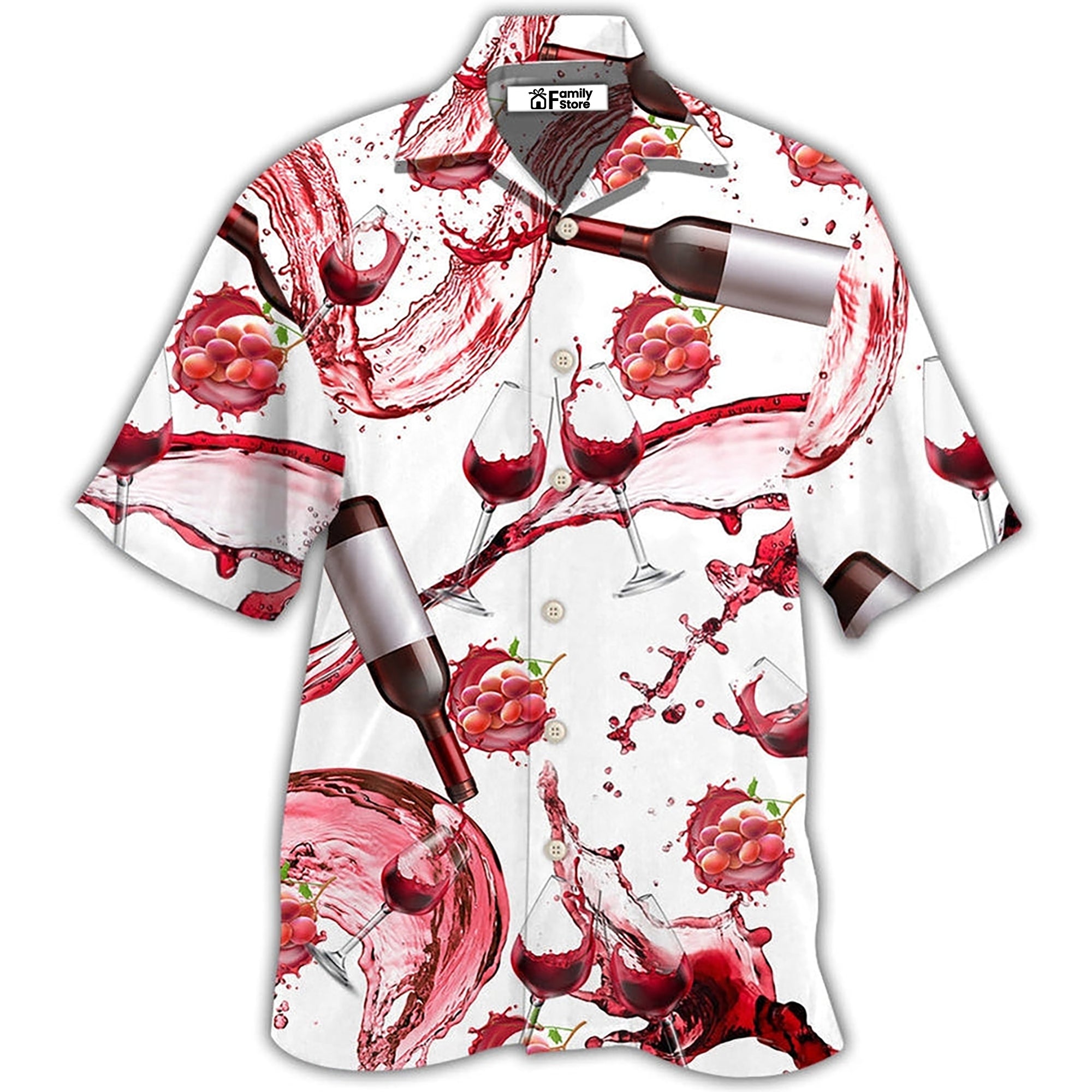 Wine Red Wine Chill Tonight - Hawaiian Shirt