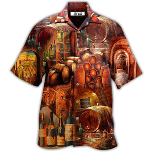 Wine Tasting Daily From The Cellar - Hawaiian Shirt