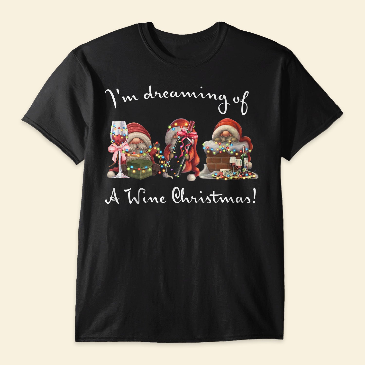 Wine Gnomies White Christmas - Shirt