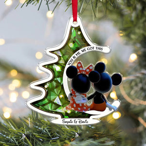 You & Me We Got This, Personalized Magic Mouse Ornament DN100