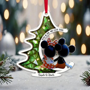 You & Me We Got This, Personalized Magic Mouse Ornament DN100