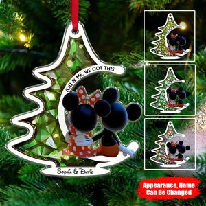 You & Me We Got This, Personalized Magic Mouse Ornament DN100