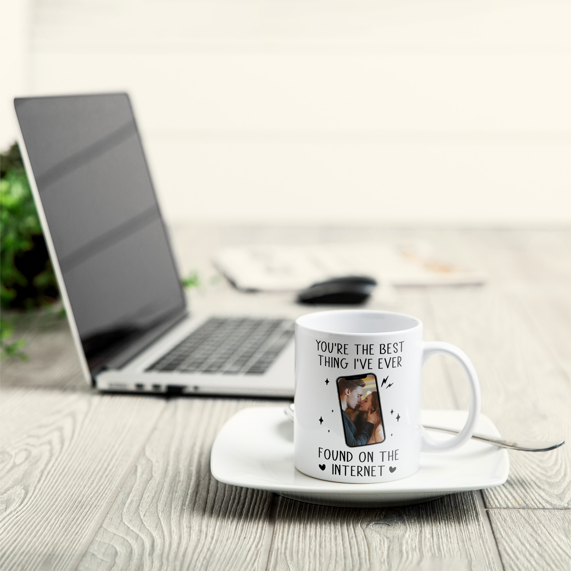 You_Re The Best Thing I_Ve Ever Found On The Internet Personalized Photo Mug 3