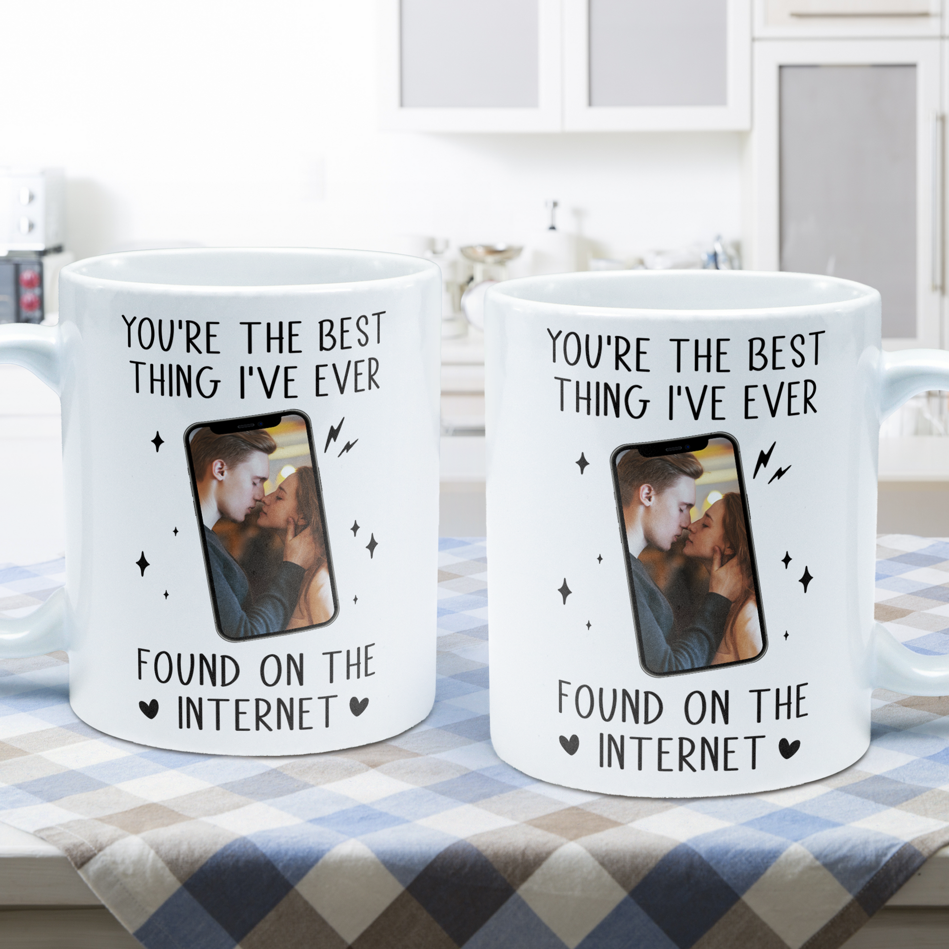 You_Re The Best Thing I_Ve Ever Found On The Internet Personalized Photo Mug 5