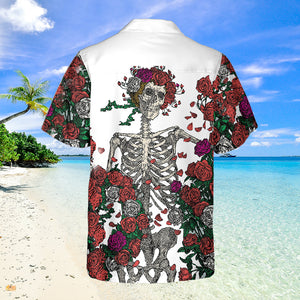 Grateful Dead Skull Hawaiian Shirt