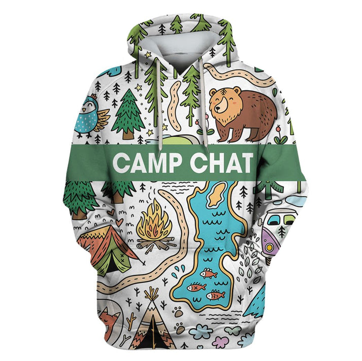 Camp Chat Hoodie For Men And Women