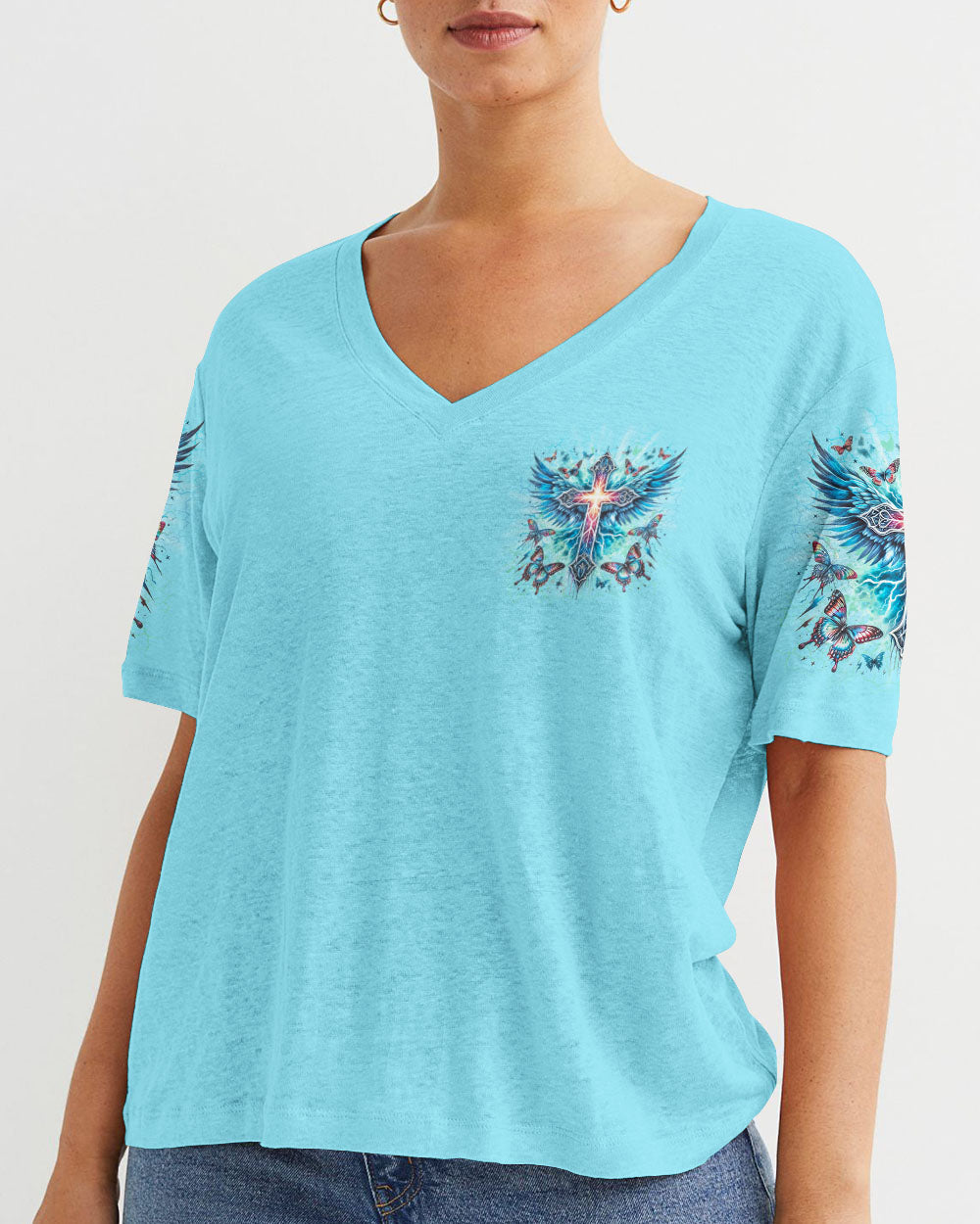 christian cloth Yhdu1812235Vneck1 2