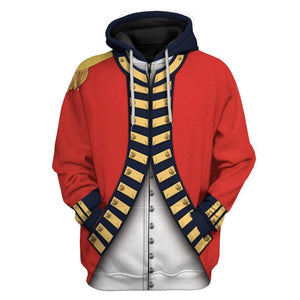 British Royal Fusilier Costume Cosplay Hoodie For Men And Women