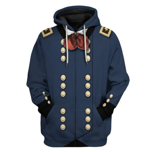 George Armstrong Custer Costume Cosplay Hoodie For Men And Women