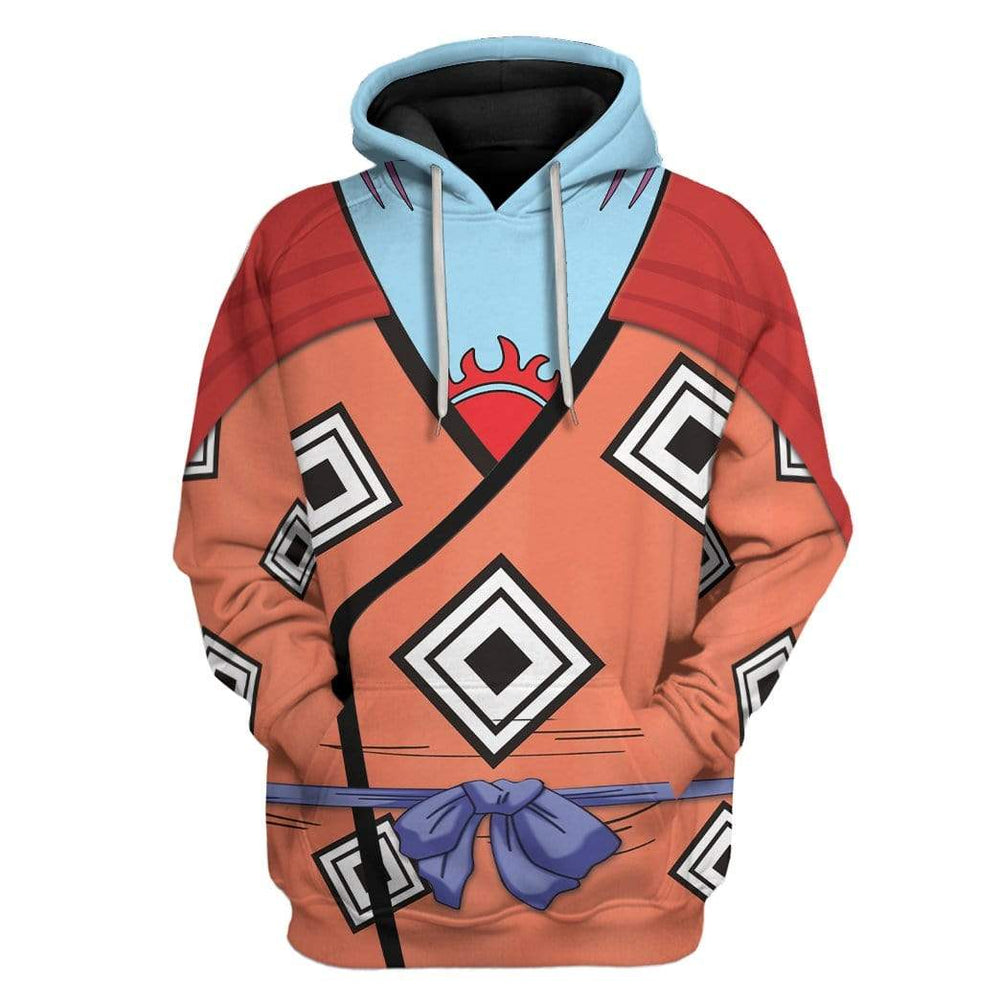 Jinbe One Piece Costume Cosplay Hoodie For Men And Women