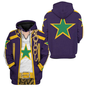 Jotaro Kujo Costume Cosplay Hoodie For Men And Women