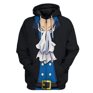 Sabo One Piece Costume Cosplay Hoodie For Men And Women