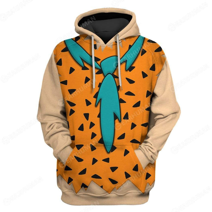 custom fred flintstone apparel hd ta1391909 3d custom fleece hoodies hoodie s 900017