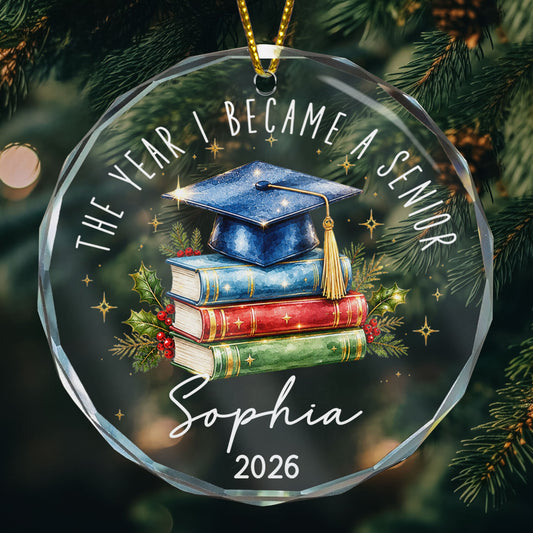 custom milestone keepsake graduation year personalized ornament 1