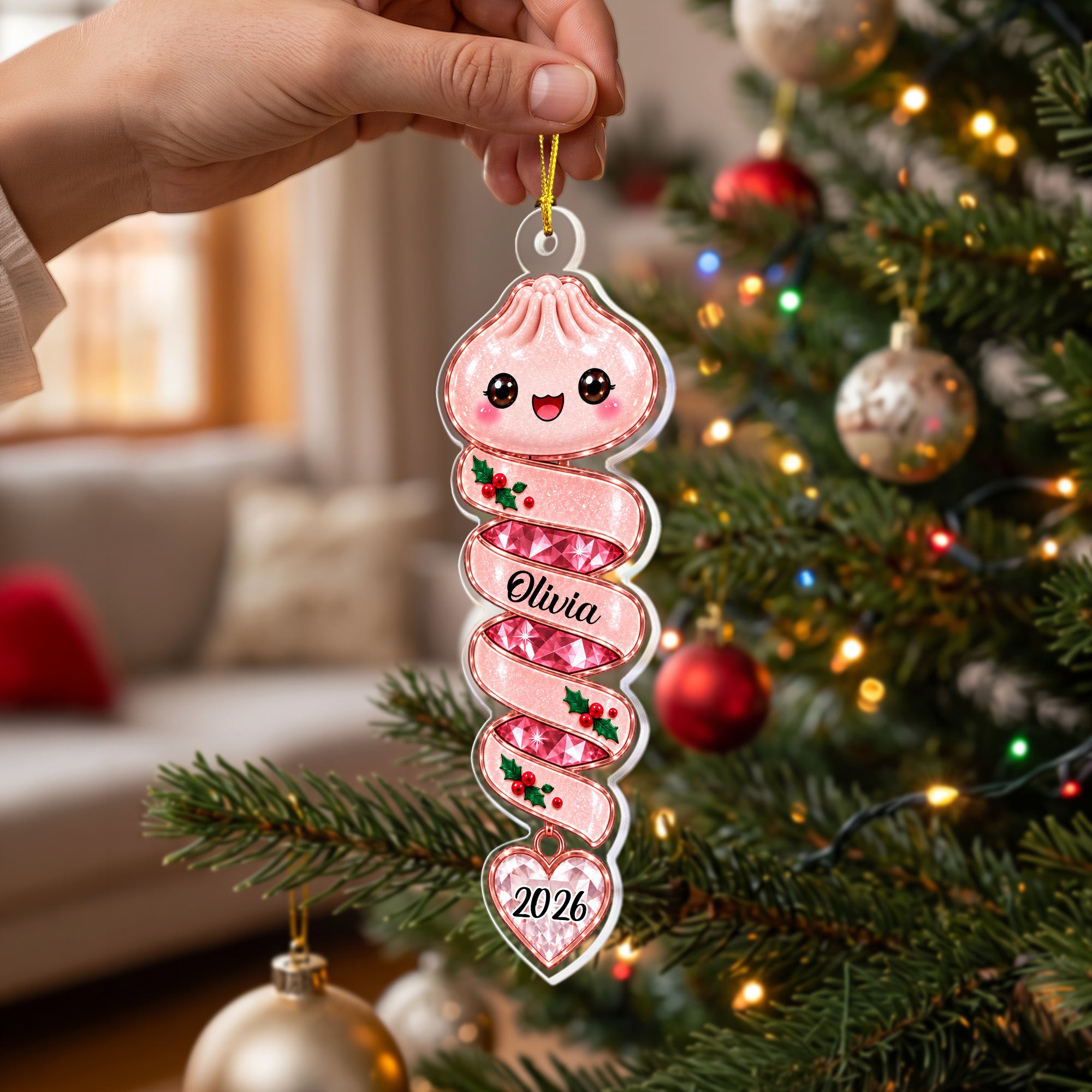 custom name squishy ornament gift for kids personalized ornament 5