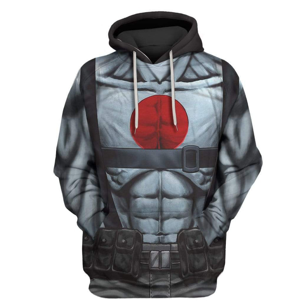 Bloodshot Shirtless Straps Apparel Hoodie For Men And Women