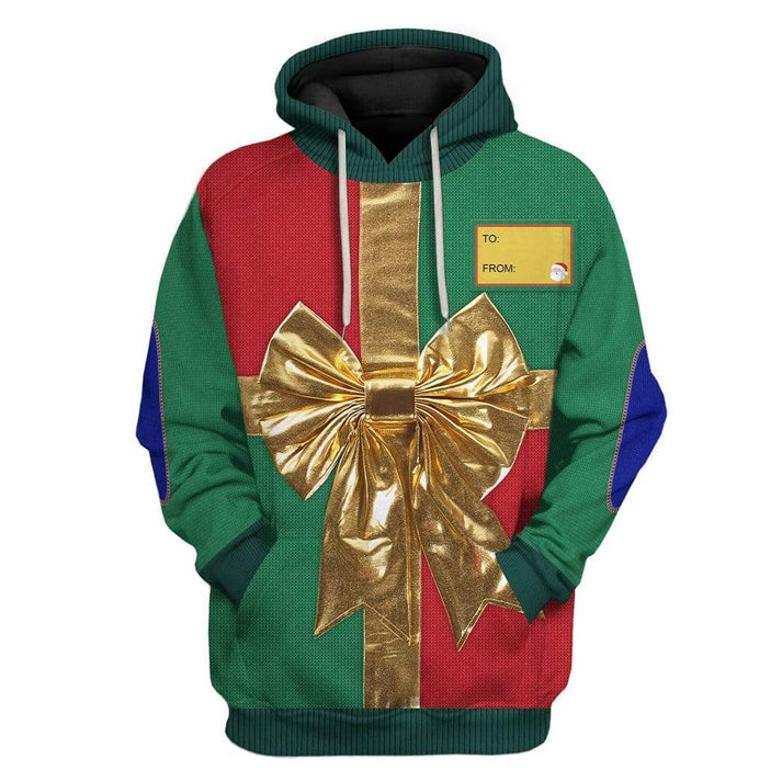 Ryan Reynolds Christmas Present Costume Cosplay Costume Hoodie