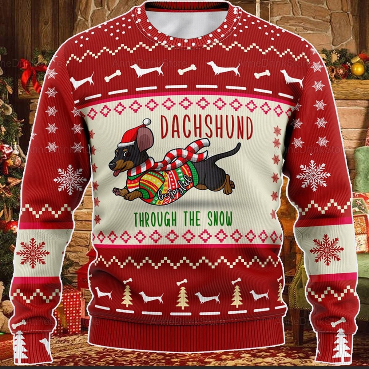 Dachshund Christmas - Ugly Sweater